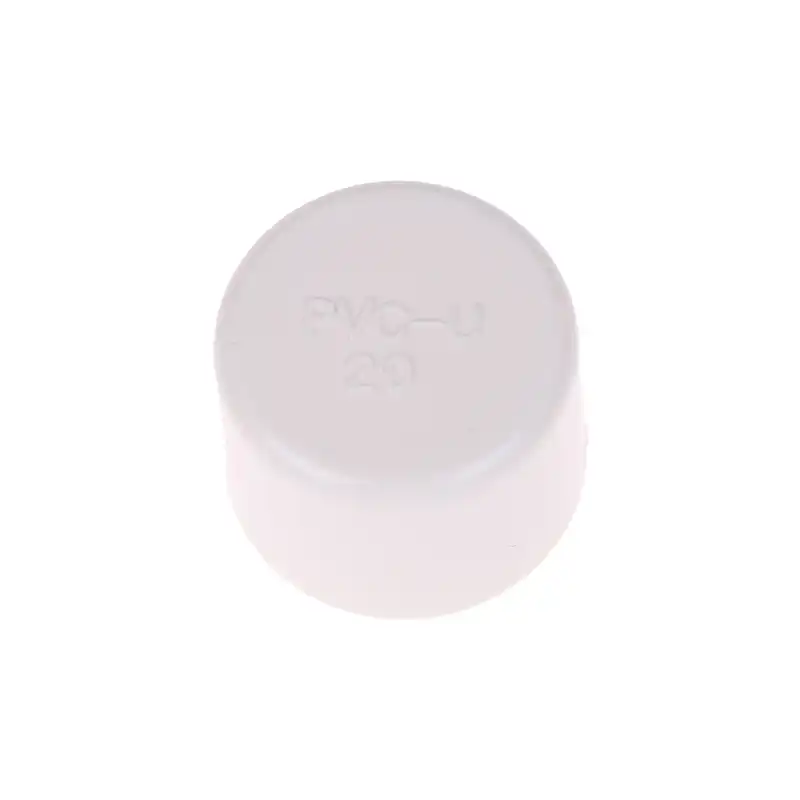 Acoplamiento de Tapa de Tubo de PVC Tapas de Extremo Externo 25mm YOFASEN Cubiertas de Tubo Blanco 6pi/èces