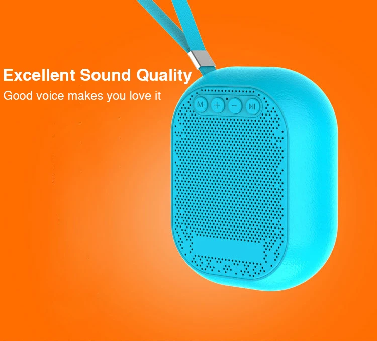 HIFI Portable wireless Bluetooth Speaker Stereo Sound Box TF Card FM Radio Music Subwoofer Column Speakers for Computer Phones (01)