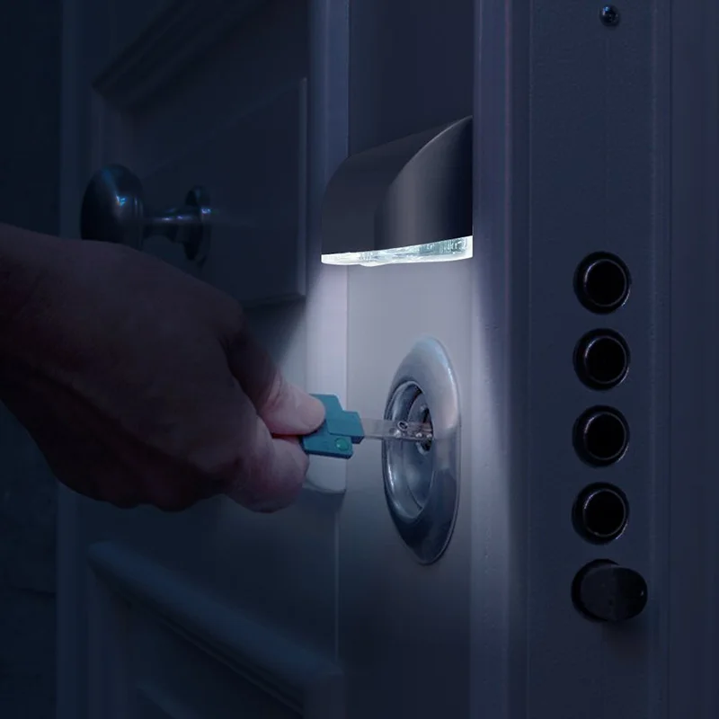 

Keyhole Light LED PIR Infrared Wireless Door Lock Lamp Battery Operated Stick-on Smart Auto Sensor Motion Detector Keyhole Lamp