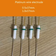 Электрод из платиновой проволоки, Платиновый провод к электроду, 0,5x37 мм. 1,0x37 мм