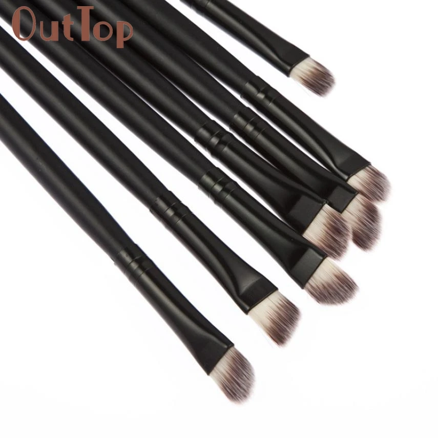 Black Cosmetic Multifunctional Makeup Brush Double Sided Eyeliner