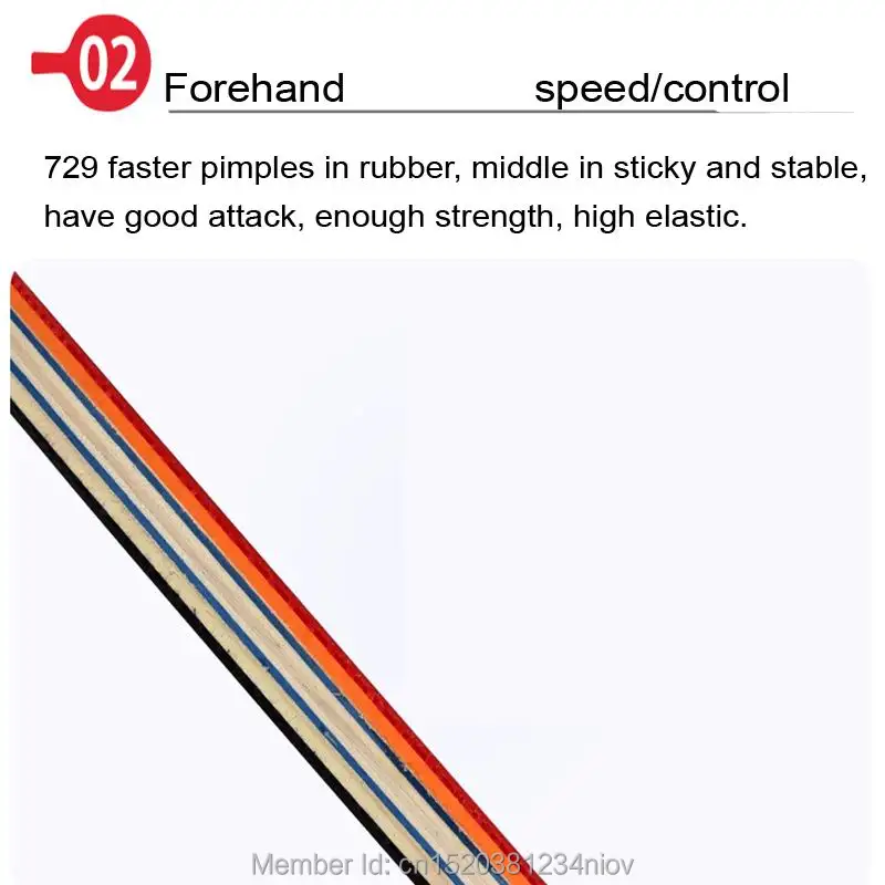 Оригинальный 729 гладкая ракетка золото 4 звезды петли с быстрая атака настольным теннисом ракетка для пинг-понга подарок один случай