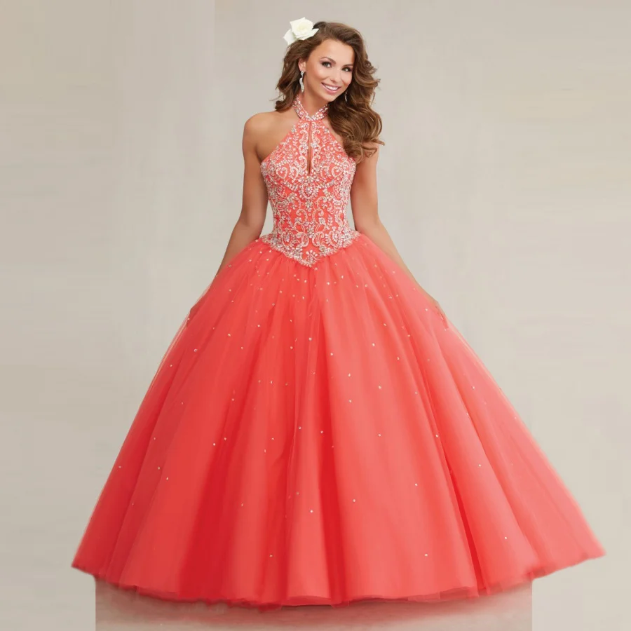 Baby Blue Peach Quinceanera Dresses 2016 New Vestido De Debutante Dress ...