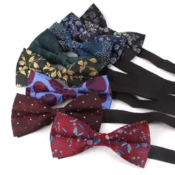 Мужской галстук-бабочка, классические рубашки, галстук-бабочка для мужчин, деловые, свадебные, для взрослых, цветочный галстук-бабочка