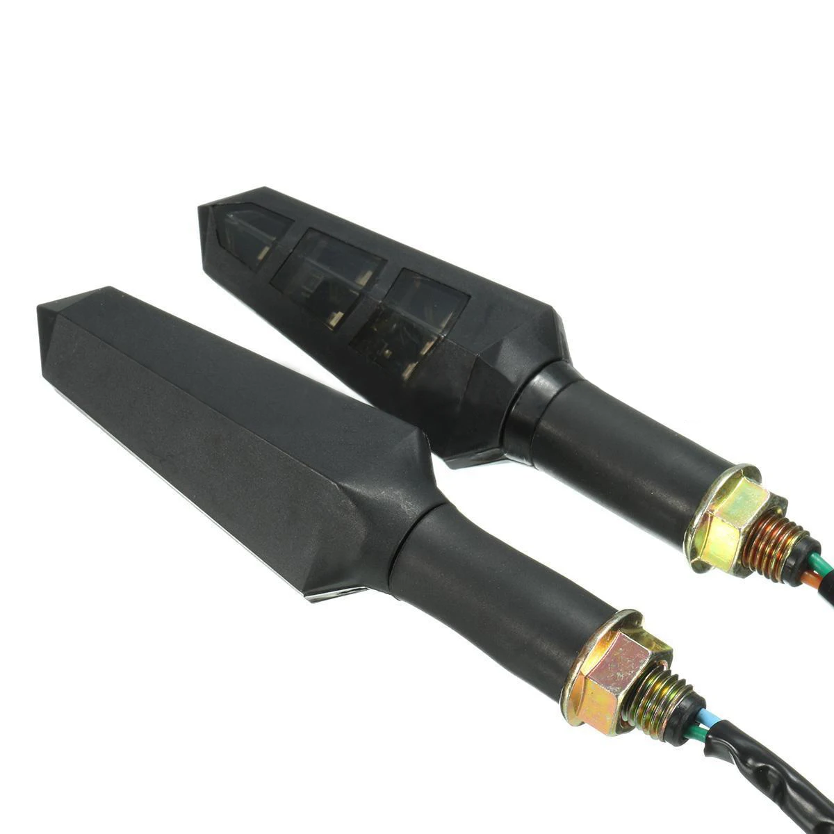 4pcs/Set 12V 6LED Motorcycle Bike Turn Signal Indicator Light Blinker Amber