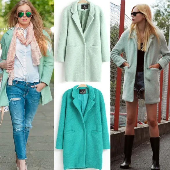 Popular Green Wool Coats Women-Buy Cheap Green Wool Coats