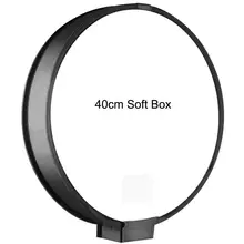 Foldable On-top 40cm Round Soft Box Flash Diffuser Softbox for Canon/Nikon/Sony Speedlight Photography Accessories