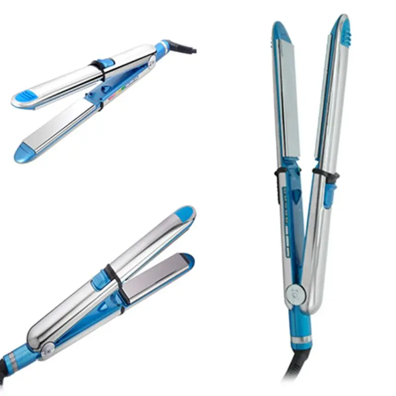 

Hair Straightener Curler Professional Tourmaline Ceramic Straightening Flat Iron Styling Tool Adjustable Temperature