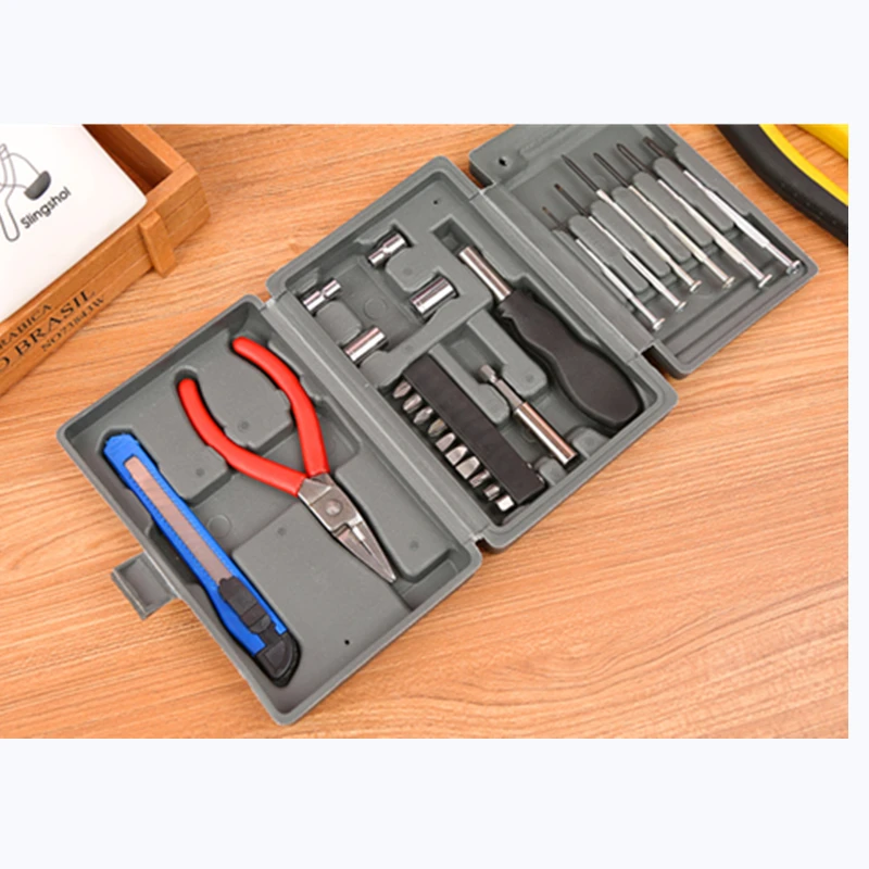 

24 PCS Home Toolkit Tool Combination Suit Boxed Handtool Hardware Tools Set Car Kit