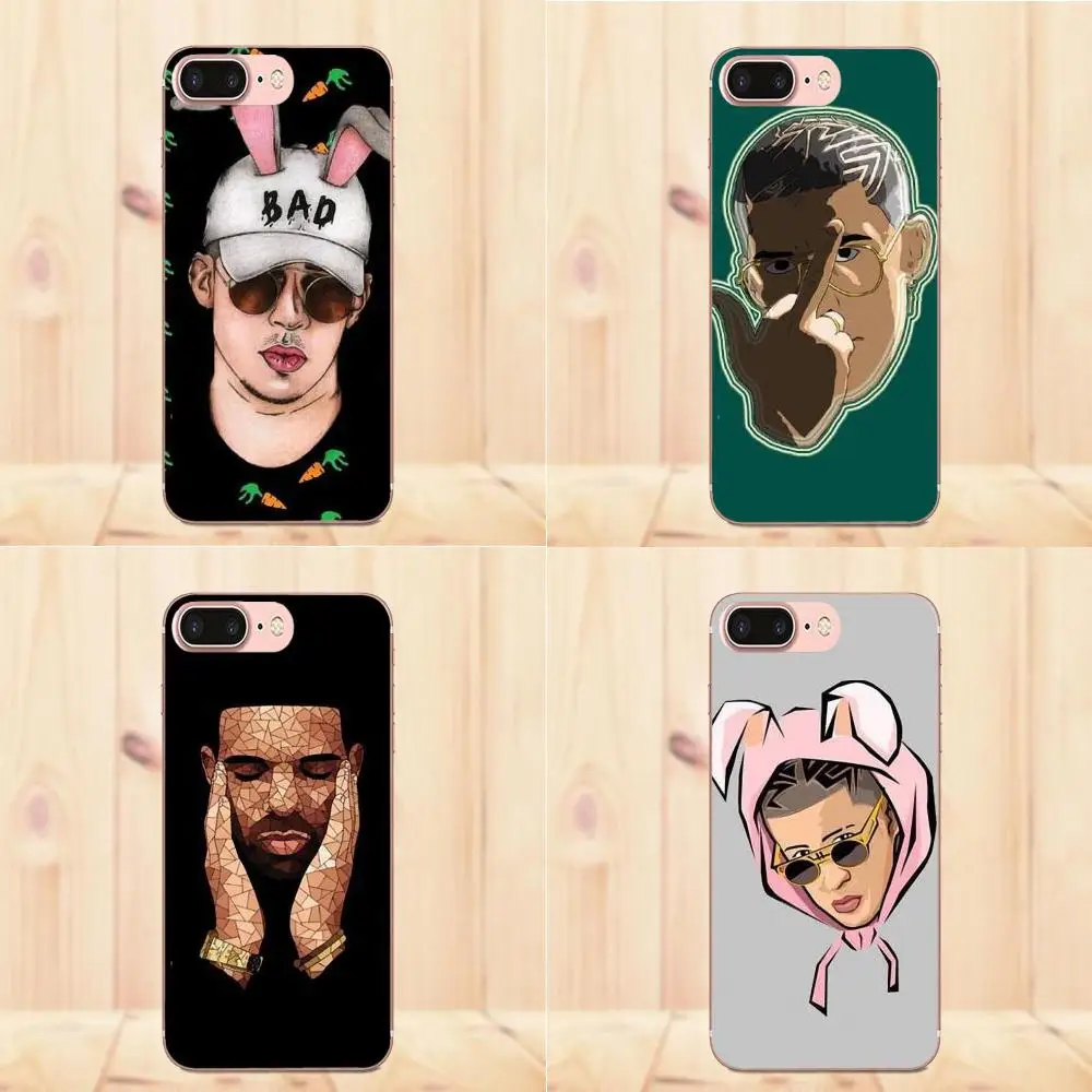 Для LG G2 G3 mini spirit G4 G5 G6 K4 K7 K8 K10 2017 V10 V20 V30 Мягкий ТПУ модный Bad Bunny Maluma Ozuna Поп хип хоп