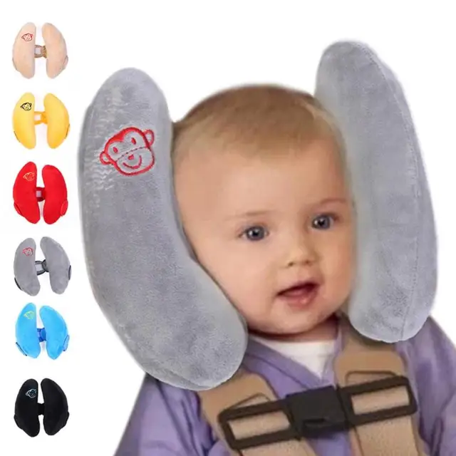 Soft Baby Toy Toddler Headrest Pillow Children Head Protection Baby Car