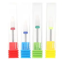 4 типа керамическая шлифовальная насадка для ногтей сверло для ногтей маникюр с полировкой инструменты c