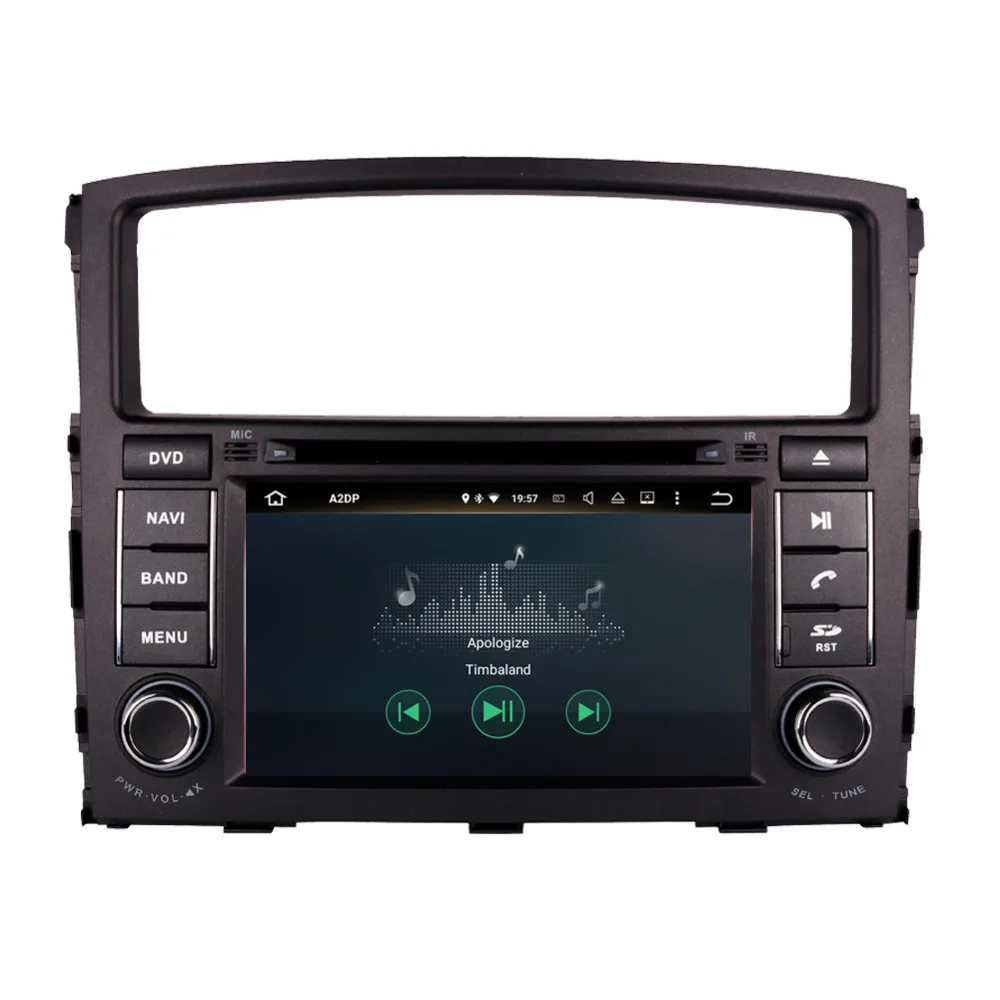 7-дюймовый Android 8 0 Octa Core 4GB RAM Car CD DVD мультимедийный плеер для Mitsubishi Pajero V97