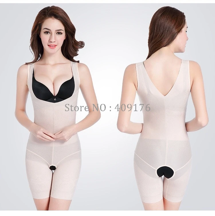  PRAYGER New Plus Size 5XL Bodysuit Slimming Waist Full Body Shaper Lift Breast Corset Thigh Trimmer