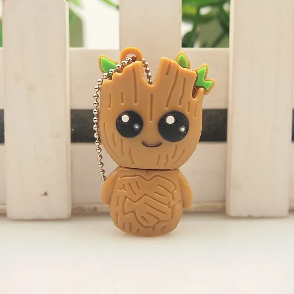 Миньоны милый мудрый Sapiential Groot Memory Stick USB Flash Drive128MB флеш-накопитель 32 Гб 64 ГБ флеш-накопитель USB 2,0 флеш-накопитель