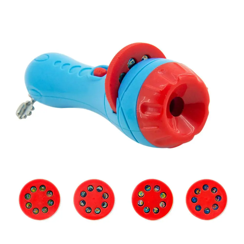 

Flashlight Projector Sliding Device Baby Sleep Story Animal Slide Early Childhood Enlightenment Toy