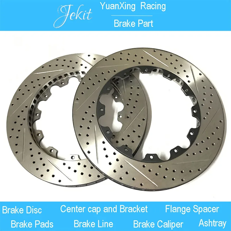 Jekit 330*28mm grooved and drilled Brake rotor with mill balance slot