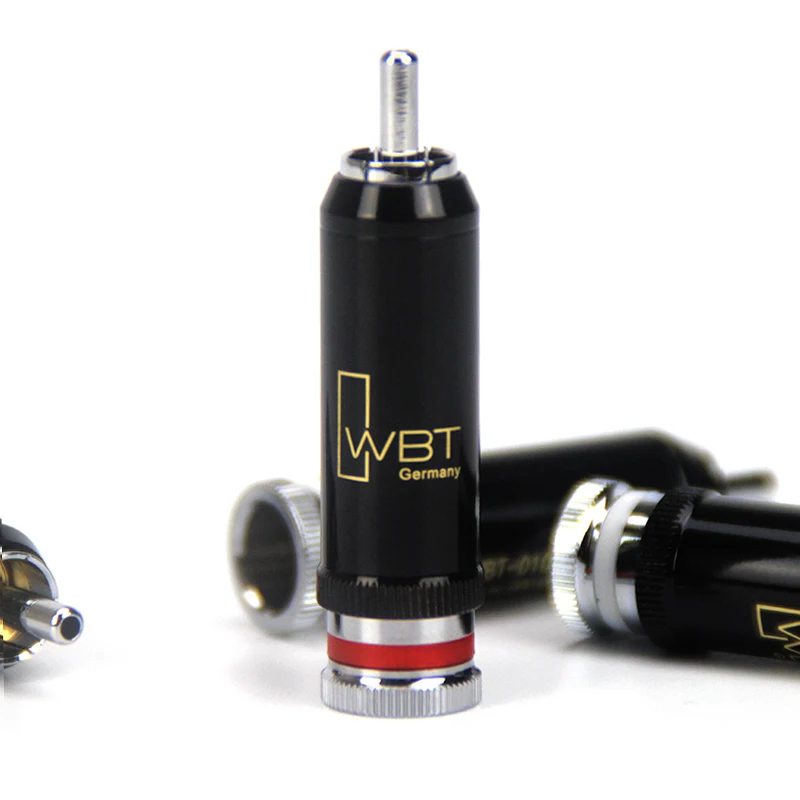 Hifi 4 шт. WBT 0102Ag латунь родиевое покрытие пайка 9 мм RCA разъем для AMP DV CD плеер аудио