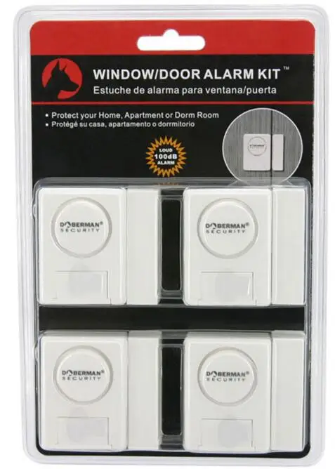 

4pcs /kit Doberman Security Home Security Alarm Systems wireless door window magnetic sensor detector/gate door alarm