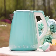 220V JF626 1800w 304 Электрический чайник из нержавеющей стали синий 1500 мл 226x191x235 мм