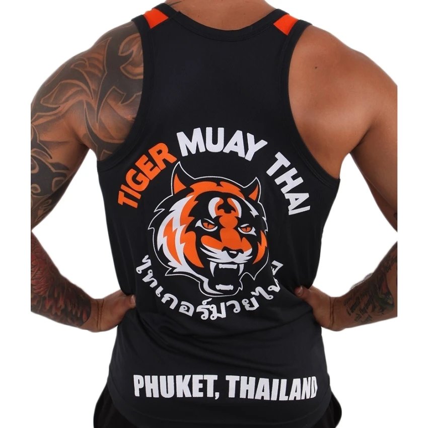 SUOTF Tiger fitness breathable fight Exercise T-shirts Running Shirt Workout Training men T-shirt Sportswear Tee sport vest men