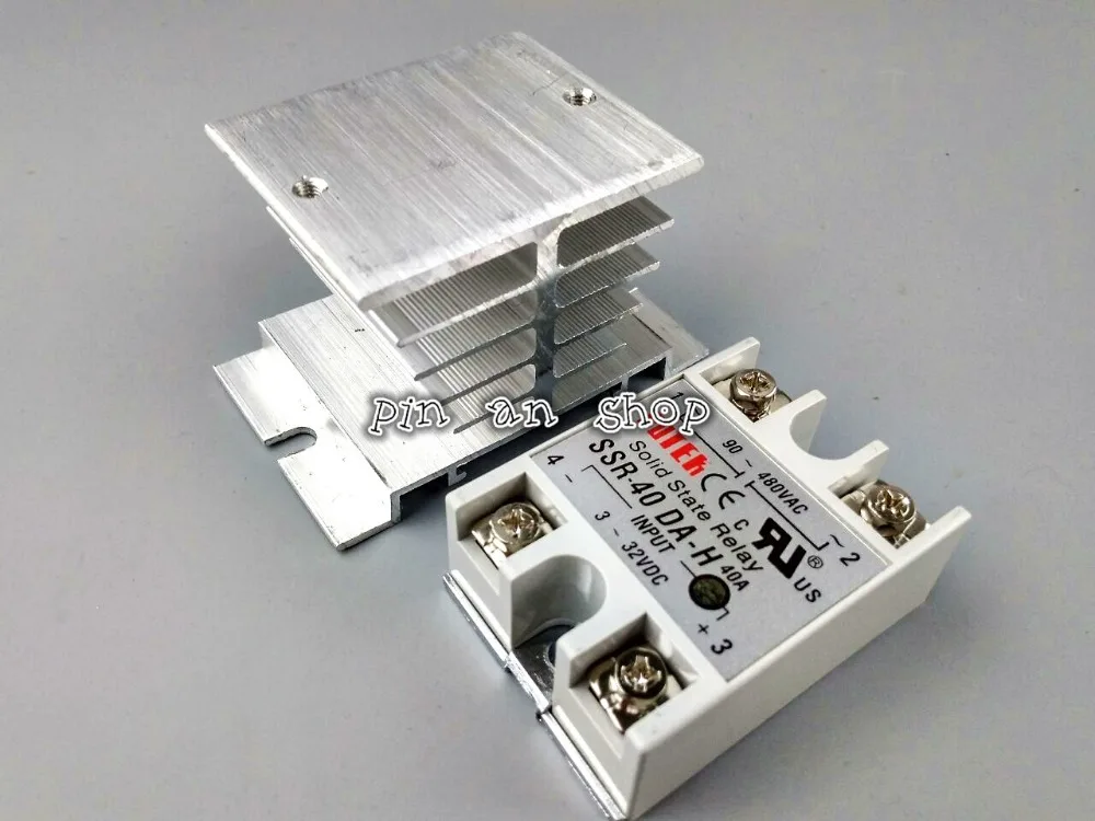 SSR-40 DA-H DC-AC твердотельные реле SSR 40A В 3-32 В DC ...