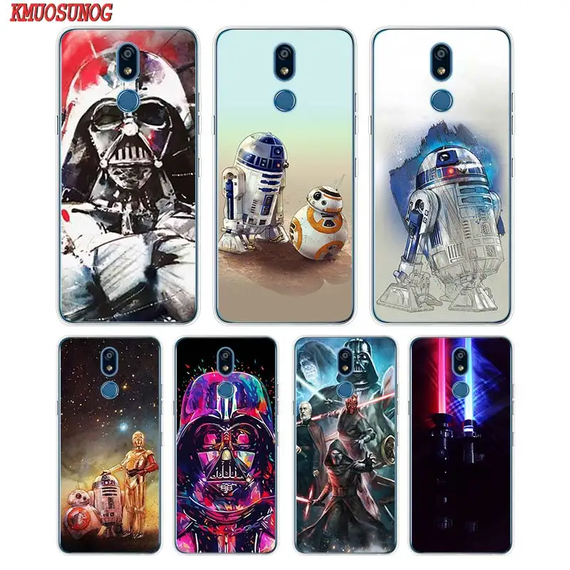 

Silicone Soft Phone Case star wars R2D2 darth vader for LG K50 K40 Q8 Q7 Q6 V50 V40 V35 V30 V20 G8 G7 G6 G5 ThinQ Mini Cover