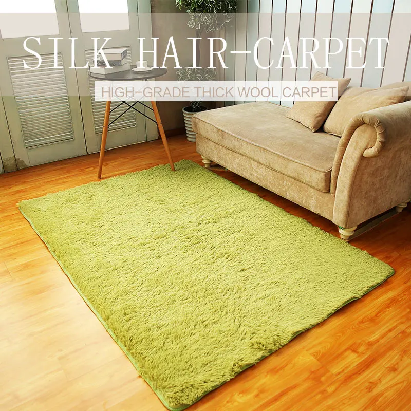Silk wool carpet rectangular wool carpet household soft carpet carpets