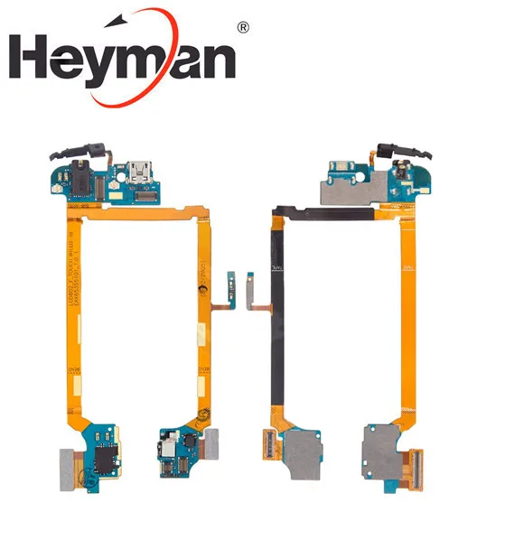 Heyman Flat Cable for LG G2 D802 G2 D805 microphone charge connector headphone connector with components used tested 