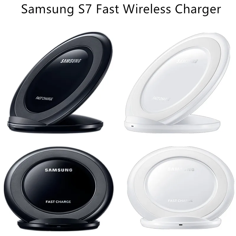 Оригинальное Быстрое беспроводное зарядное устройство samsung Qi Smart Quick Charge для Galaxy S8 S9 S10 Plus S6 S7 Note10+/iPhone X XS 8 MAX/EP-NG930