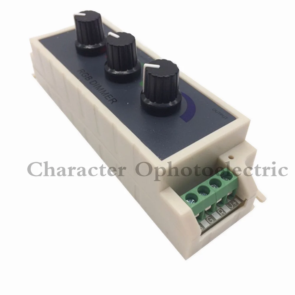 1PCS DC12-24V 3A rgb controller 3 channel RGB led dimmer controller for led strip 3528 5050