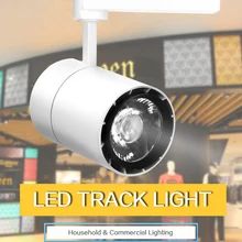 220 В Высокое качество 15 Вт 20 Вт 30 Вт светодиодный Трек лампы коммерческих удара свет трек для 2 разъем провода