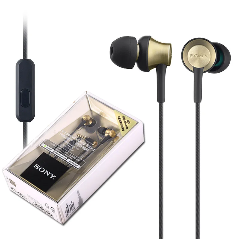 

Original Sony Earphone EX650AP Metal Earbuds Earpiece With Mic For XPERIA 1 10 Plus XZ1 XZ2 XZ3 Premium X XA1 XA2 XZS X Phones