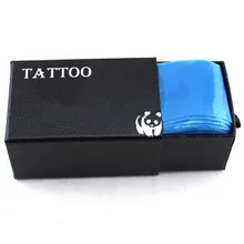 Новая безопасность одноразовая гигиена 100 шт пластиковые синие татуировки Клип шнур рукав крышка сумка поставка