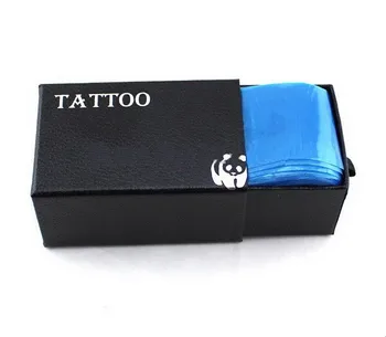 

2016 wholesale NEW Safety Disposable Hygiene 100pcs Plastic Blue Tattoo clip cord Sleeve Cover Bag Supply Free Shipping