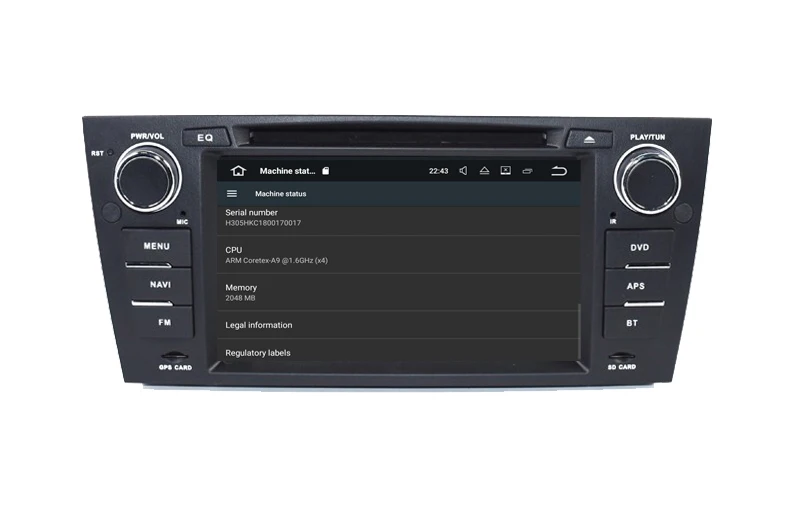 Sale 7" Quad Core 1024*600 HD Touch Screen Car DVD GPS for BMW E90 Android 7.1 Wifi 3G GPS Bluetooth Radio RDS Canbus Free Camera 5