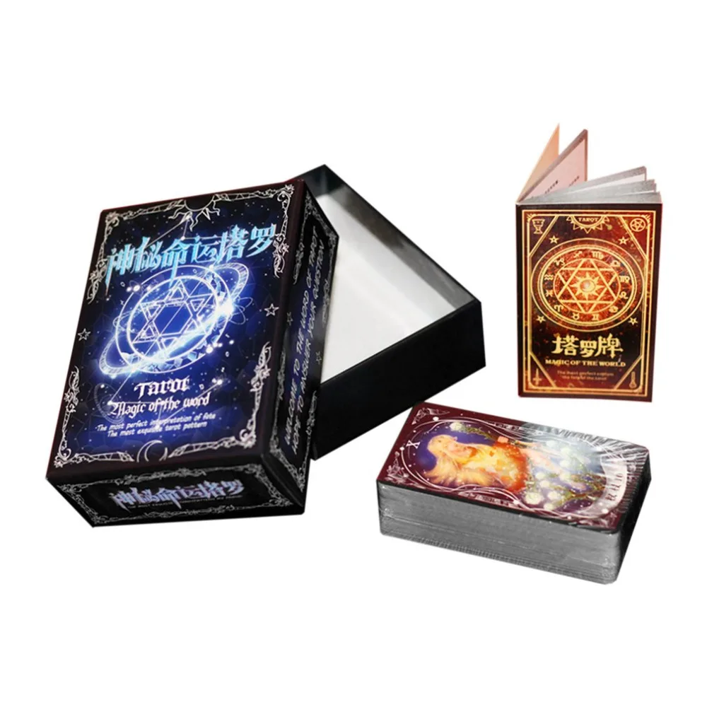 

Funny Design Portable Tarot Cards Game Family Friends Entertainment Read Mythic Fate Divination Table Games Cards dropshipping