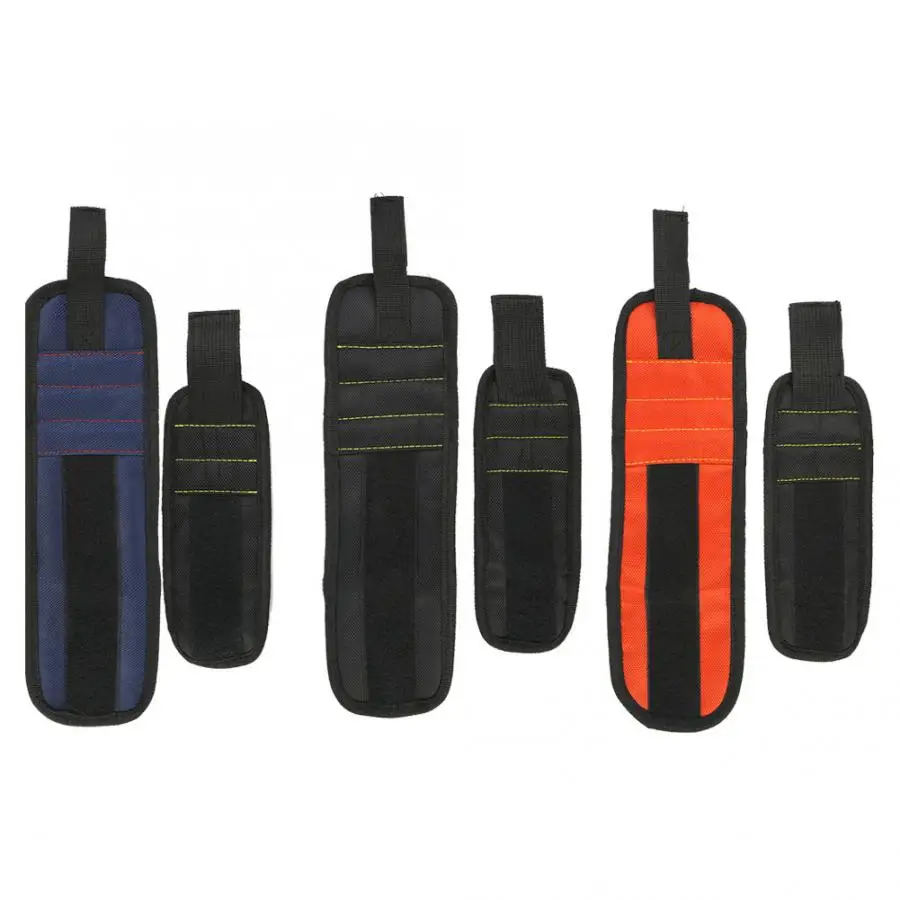 

Strong Magnetic Wristband Tool Pouch Bag Wrist Pocket Magnet Screw Nails Home Holder Woodworking Waterproof tool bag