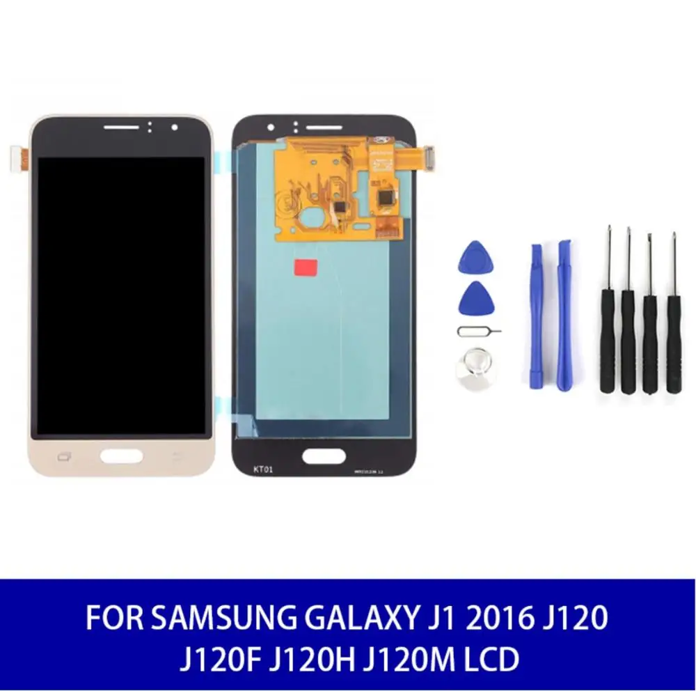 

For Samsung Galaxy J1 2016 J120 J120F J120H J120M Lcd Display Screen Touch Screen Digitizer Assembly+Tools