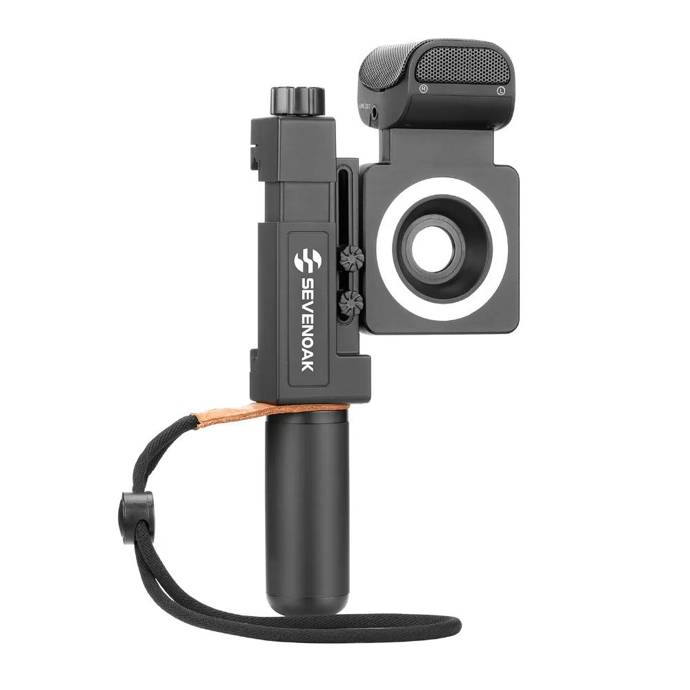  Sevenoak SmartCine+ Video Kit with Stereo Mic & 3.5mm headphone for IOS Android Smartphone Broadcas
