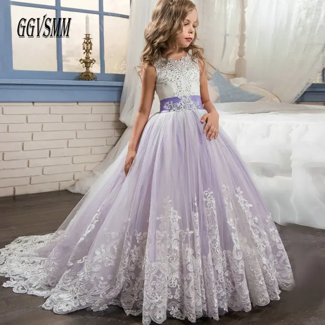 lilac childrens dresses