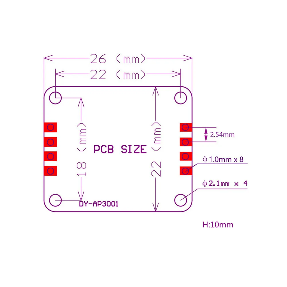 Высокая мощность цифровой усилитель модуль моно класса D 4-8ohm DC 12V 24V 8 V-24 V для 10W 20W 30 W-300 W динамик DY-AP3001