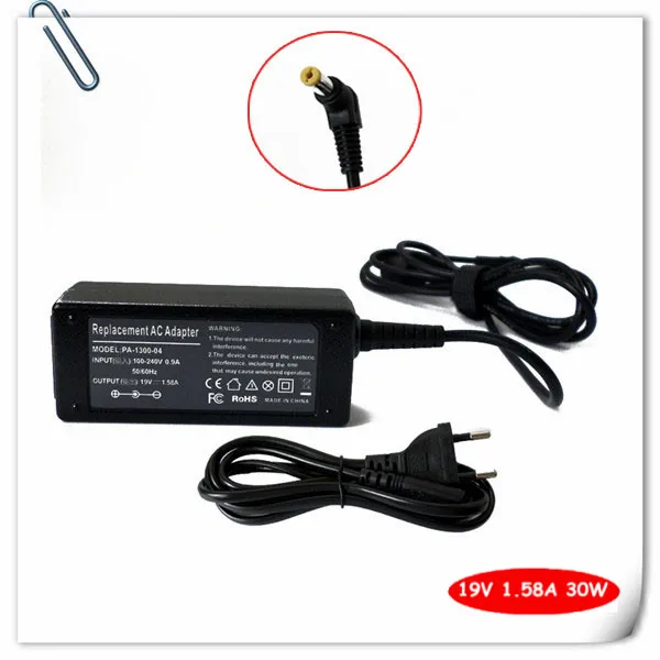 Адаптер переменного тока для ноутбука Acer ADP-30JH B PA-1300-04 TravelMate 8172Z A110 A150L D250 KAV60 ZA3 ZG5 30W