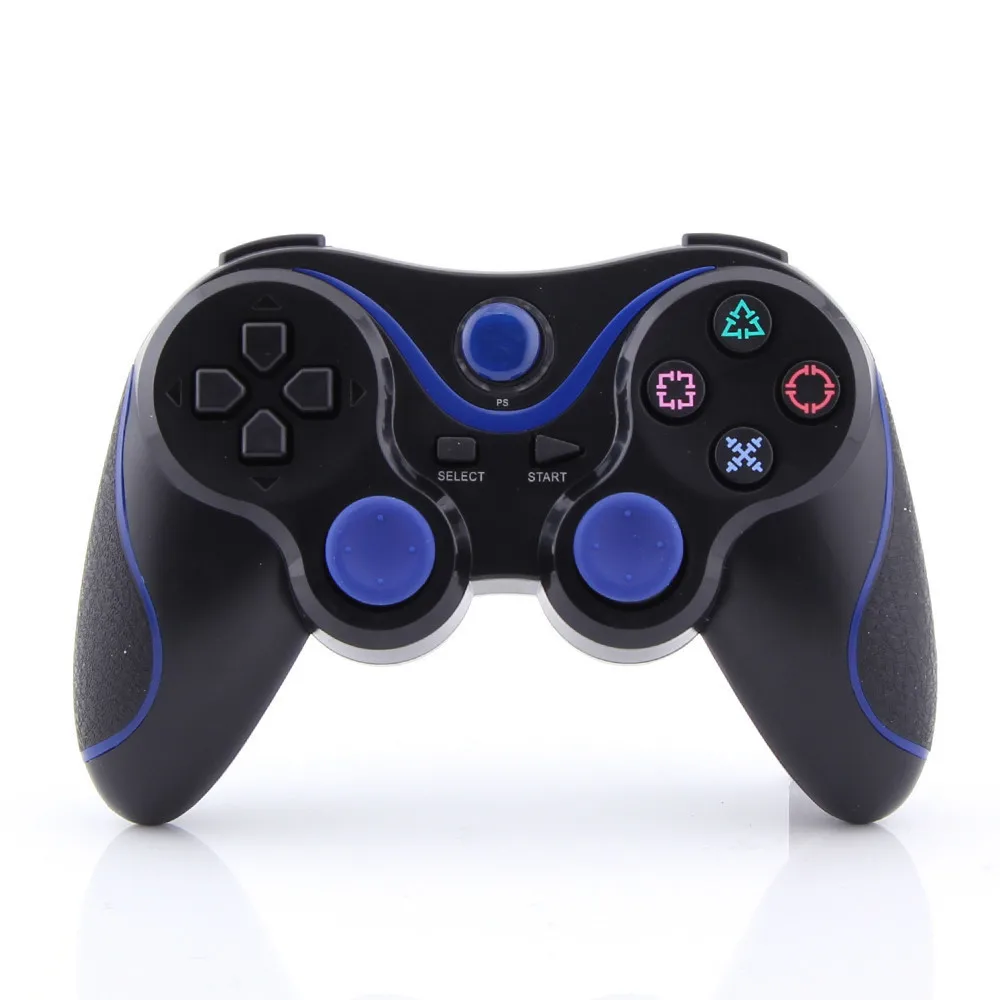 Синий плюс черный беспроводной Bluetooth Sixaxis контроллер для sony PS3 игровой консоли