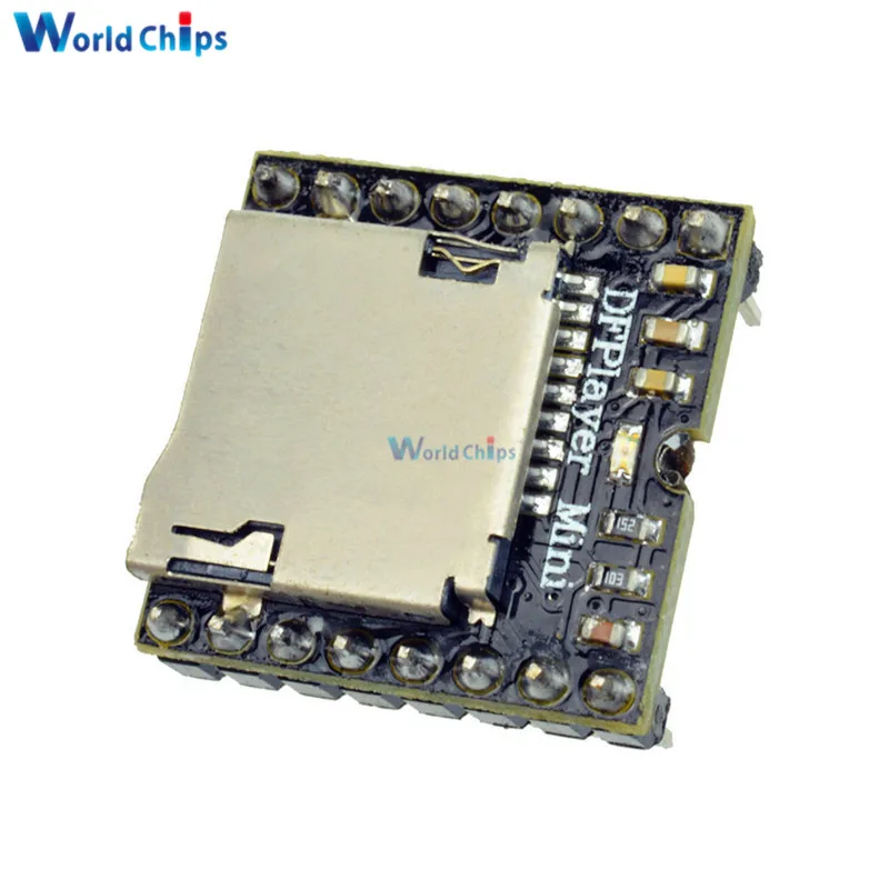 Плата модуля DFPlayer Mini MP3 DF плата декодирования голоса и аудио для Arduino Sup port ing TF Card U