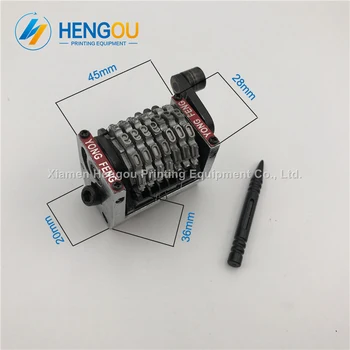 

1 Piece GTO52 GTO46 Parts horizontal 7 digits numbering machine forward jump mode 9012345... with adjustable last three bits