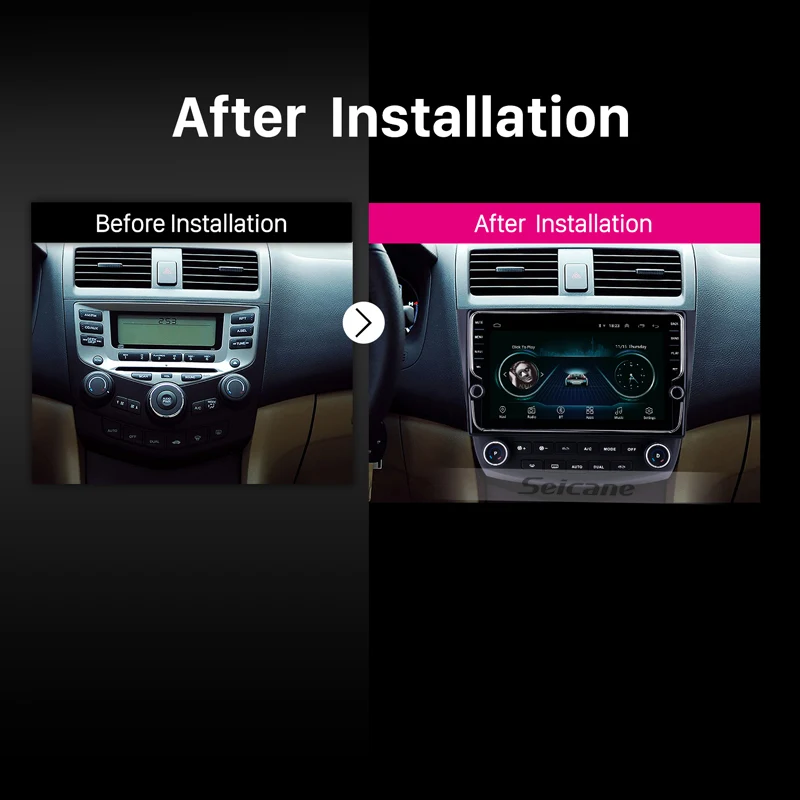 Excellent Seicane 10.1 inch Android 8.1 RAM 2GB ROM 32GB 2din car Radio Player GPS Navigation For 2003 2004 2005 2006 2007 Honda Accord 7 5 Excellent Seicane 10.1 inch Android 8.1 RAM 2GB ROM 32GB 2din car Radio Player GPS Navigation For 2003 2004 2005 2006 2007 Honda Accord 7 5