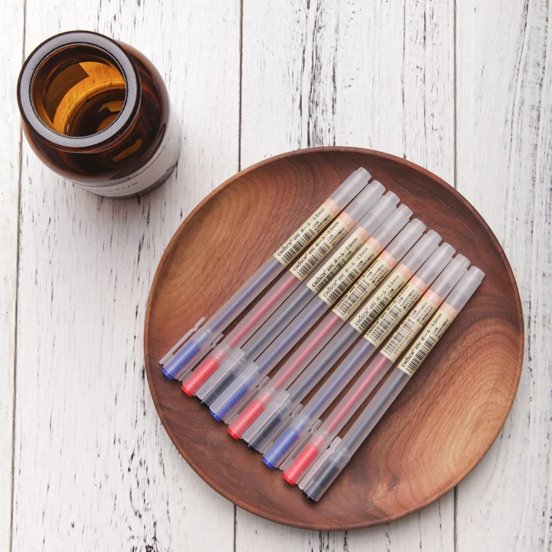 CHoSCH CS 8610 Premium Rollerball Gel Ink Pen, 12 Count, Bullet Tips, Germany Ink And Tip, Super