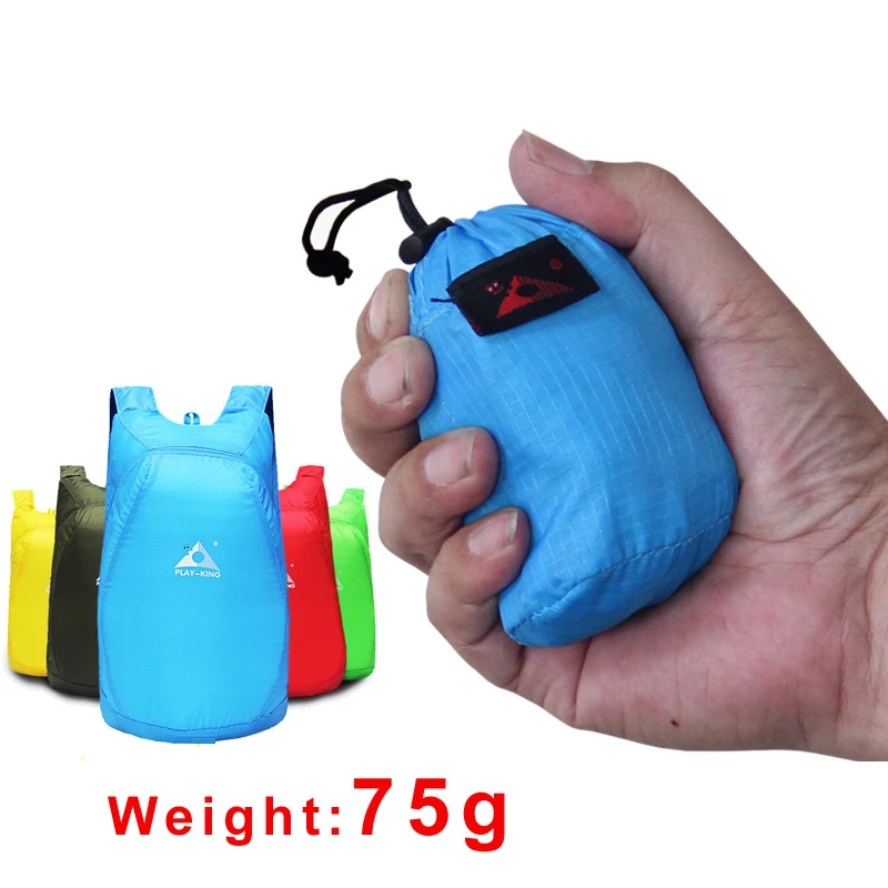 

Folding Backpack 20L Ultralight Waterproof Travel Foldable Big Capacity Lightweight Storage Sports Outdoor Bags KSL3219M