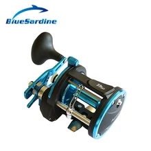 Новая катушка для литья под давлением, металлический литой барабан, колесо для джигинга, троллинг, литье на приманку в соленой воде, 3+ 1 шарикоподшипник, 5,2: 1 Передаточное отношение